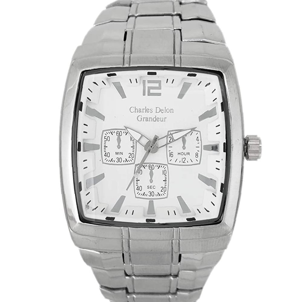 Charles Delon Dress/Formal Style Silver Watch